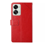 Custodia in pelle flip orizzontale con cuciture a Y per OnePlus Nord 2T 5G e