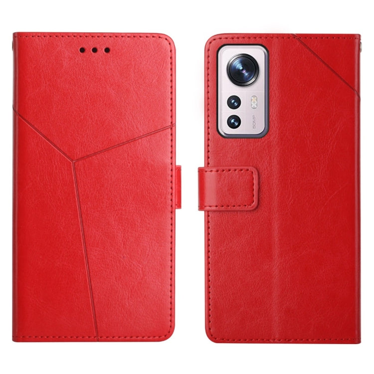 Custodia in pelle flip orizzontale con cuciture a Y per OnePlus Nord 2T 5G e