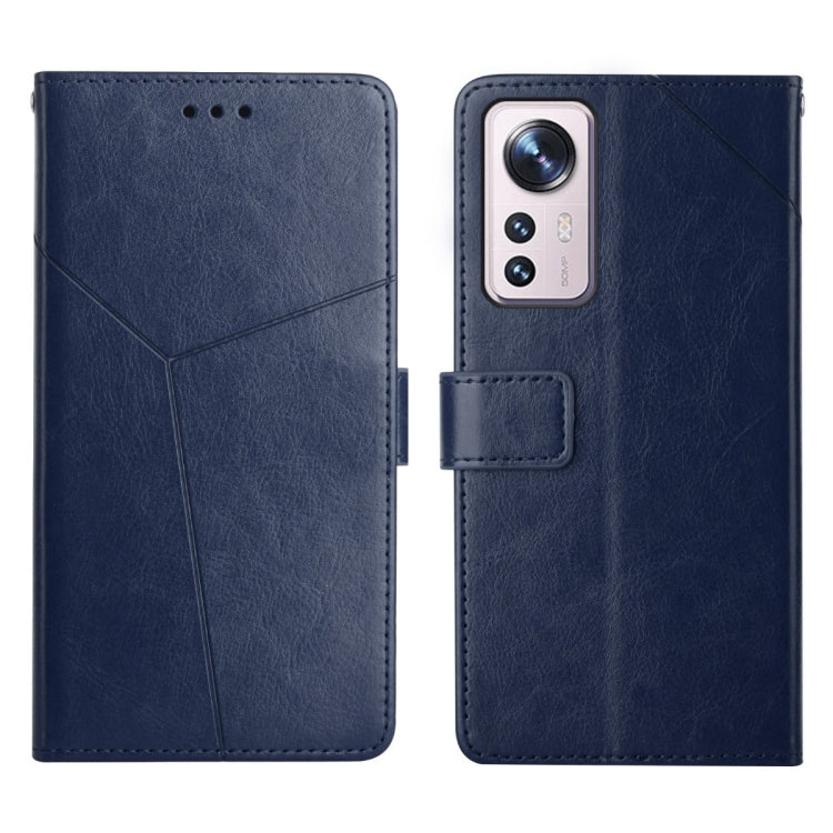 Custodia in pelle flip orizzontale con cuciture a Y per OnePlus Nord 2T 5G e