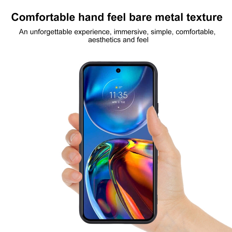 Custodia TPU per Motorola Moto E32s e Moto G22 nera