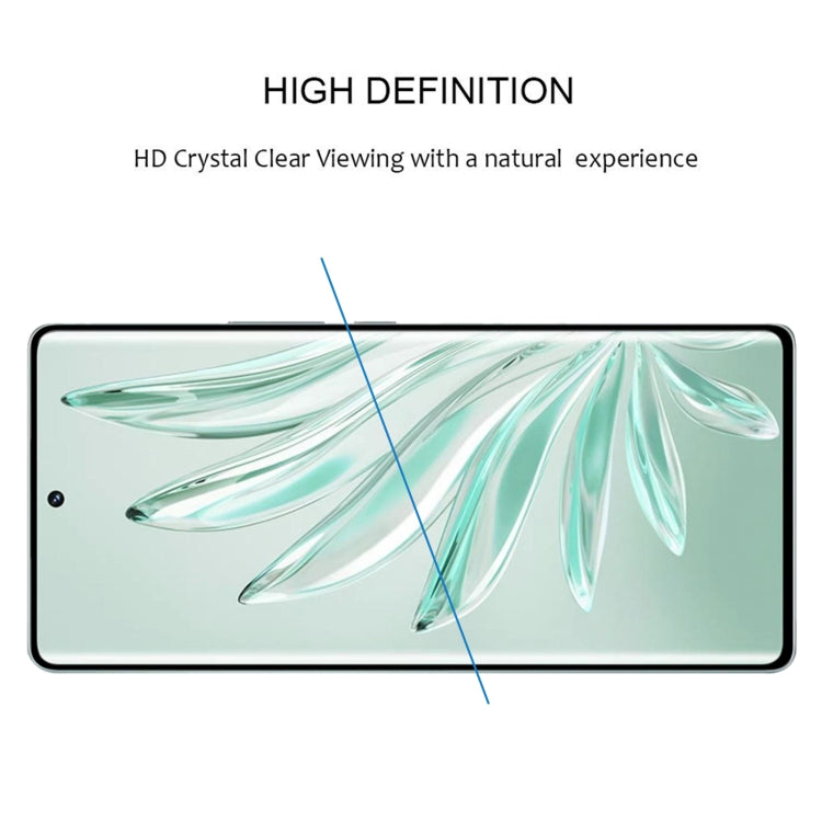 Pellicola vetro temperato schermo intero con bordo curvo 3D per Honor 70
