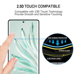 Pellicola vetro temperato schermo intero con bordo curvo 3D per Honor 70