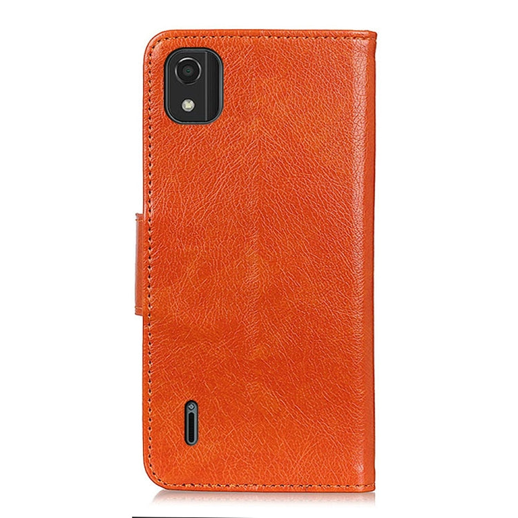 Custodia per cellulare in pelle nappa per Nokia C2 2nd Edition, C21 Plus e C200