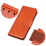 Custodia per cellulare in pelle nappa per Nokia C2 2nd Edition, C21 Plus e C200