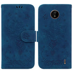 Custodia in pelle goffrata con cavalletto per Nokia 1.3, 5.3, 5.4 e C20 / C10