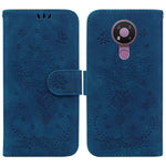 Custodia in pelle goffrata farfalla per Nokia 3.4, 6.2 / 7.2, G10 / G20 e X10 /