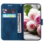 Custodia in pelle goffrata farfalla per Nokia 3.4, 6.2 / 7.2, G10 / G20 e X10 /