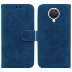 Custodia in pelle goffrata farfalla per Nokia 3.4, 6.2 / 7.2, G10 / G20 e X10 /