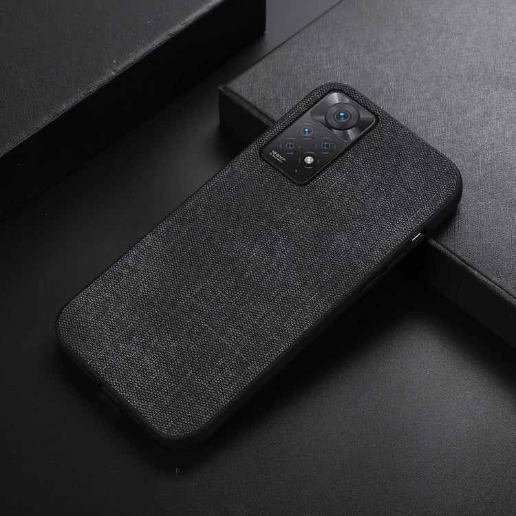 Custodia antiurto Brugg Texture PU per Xiaomi Redmi Note 11 Pro e / Note 11S 4G