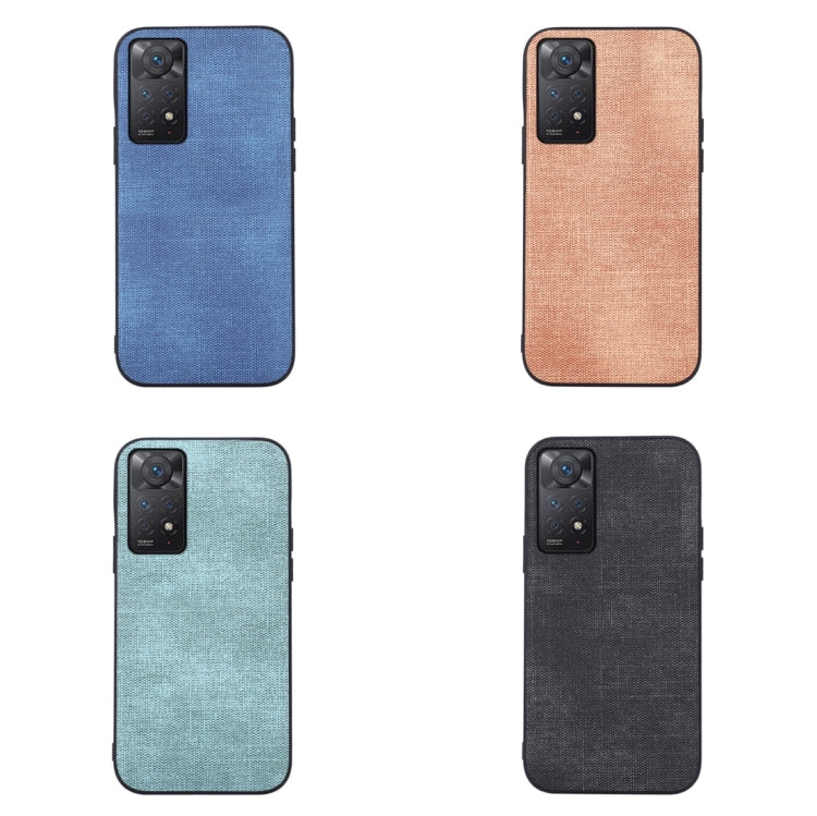 Custodia antiurto Brugg Texture PU per Xiaomi Redmi Note 11 Pro e / Note 11S 4G