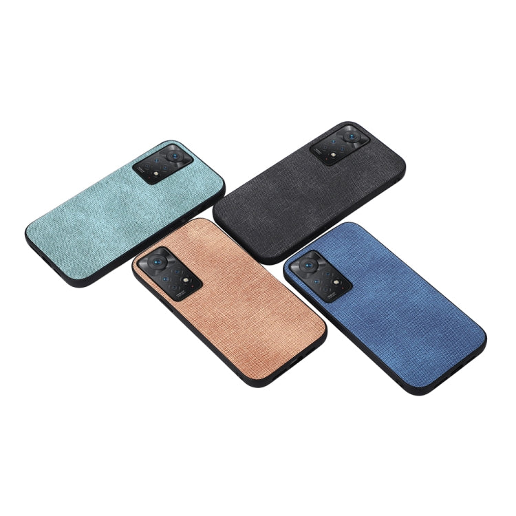 Custodia antiurto Brugg Texture PU per Xiaomi Redmi Note 11 Pro e / Note 11S 4G
