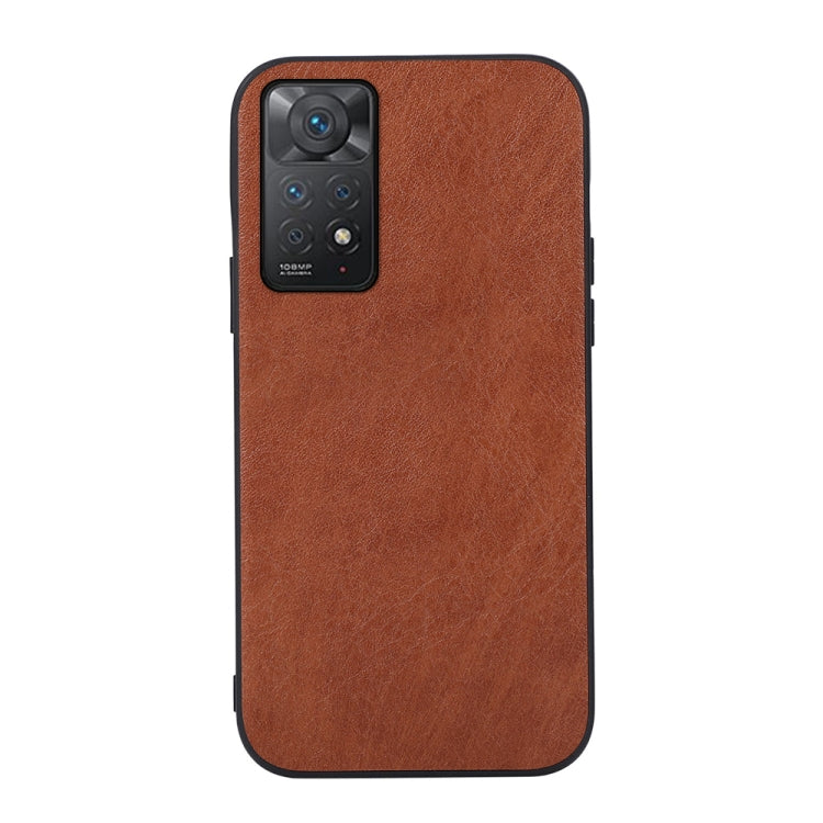 Custodia antiurto Falette Texture PU per Xiaomi Redmi Note 11 Pro e / Note 11S