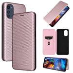Custodia in pelle con vibrazione orizzontale magnetica per Motorola Moto E32 4G