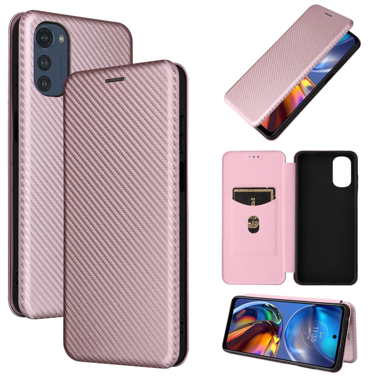 Custodia in pelle con vibrazione orizzontale magnetica per Motorola Moto E32 4G