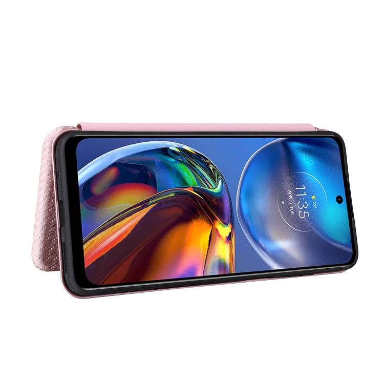 Custodia in pelle con vibrazione orizzontale magnetica per Motorola Moto E32 4G