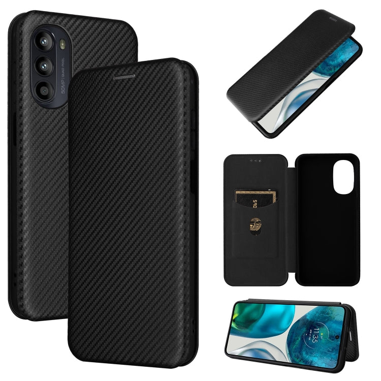 Custodia in pelle con vibrazione orizzontale magnetica per Motorola Moto E32 4G