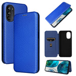 Custodia in pelle con vibrazione orizzontale magnetica per Motorola Moto E32 4G
