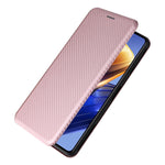Custodia in pelle con vibrazione orizzontale magnetica per Xiaomi Poco F4