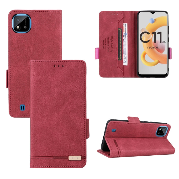 Custodia in pelle con chiusura magnetica per Realme C11 2021/C20, Realme C11