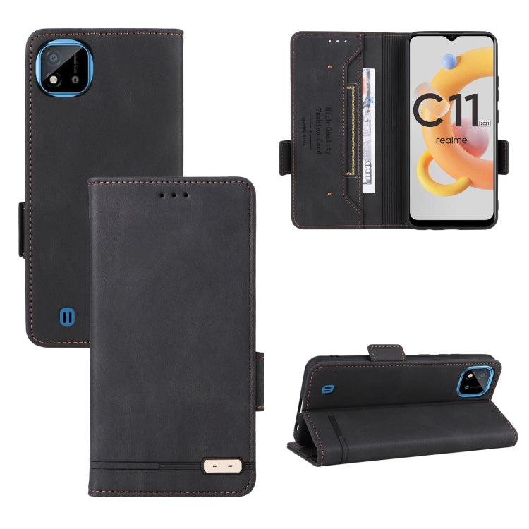 Custodia in pelle con chiusura magnetica per Realme C11 2021/C20, Realme C11