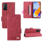 Custodia in pelle con chiusura magnetica per Xiaomi Redmi 10 5G, Note 11 Pro 5G