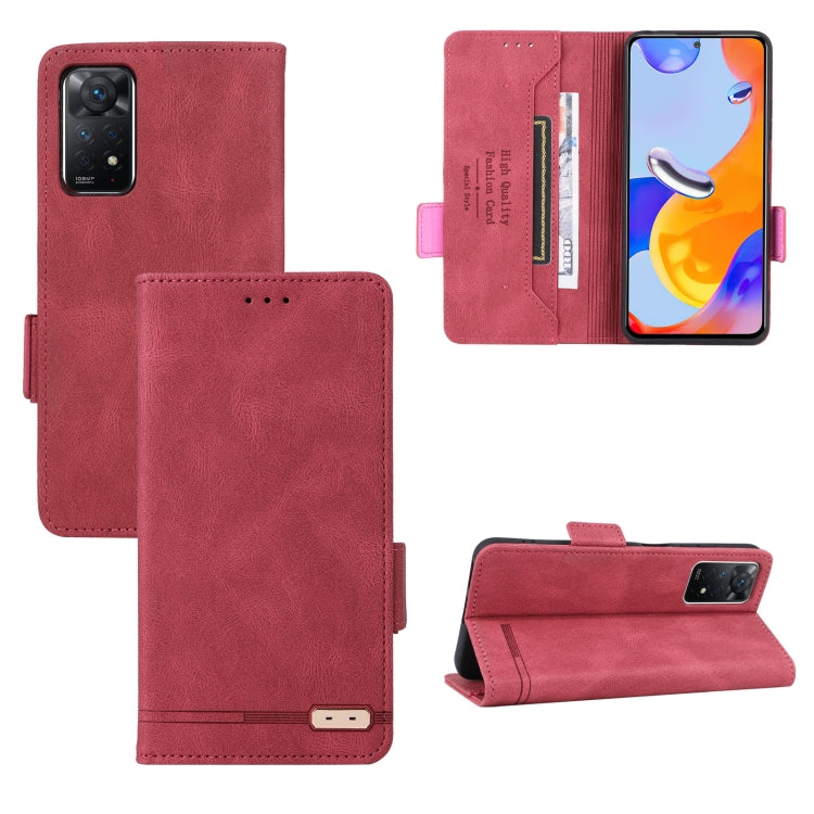 Custodia in pelle con chiusura magnetica per Xiaomi Redmi 10 5G, Note 11 Pro 5G