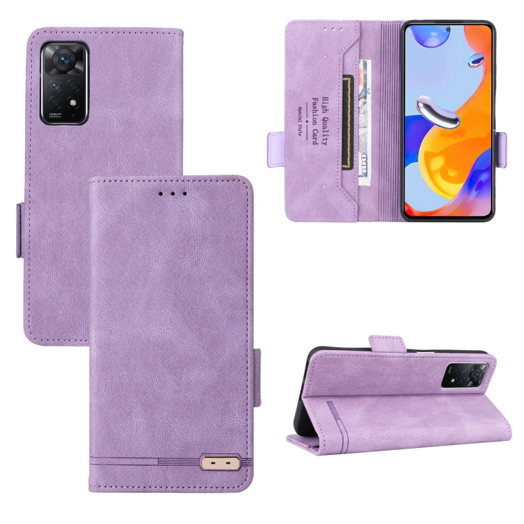 Custodia in pelle con chiusura magnetica per Xiaomi Redmi 10 5G, Note 11 Pro 5G