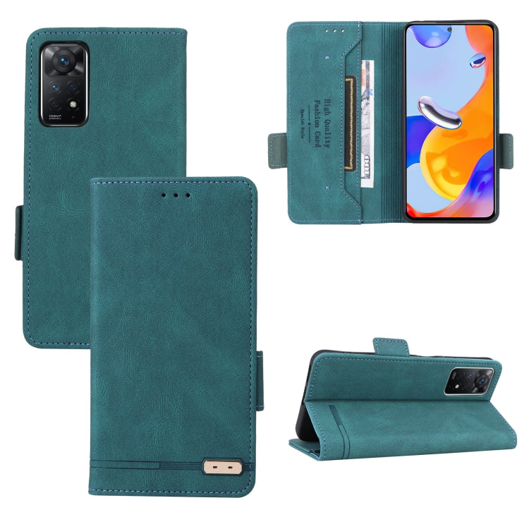 Custodia in pelle con chiusura magnetica per Xiaomi Redmi 10 5G, Note 11 Pro 5G