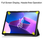 Custodia in pelle con supporto a 3 pieghe per Lenovo Tab M10 3rd Gen