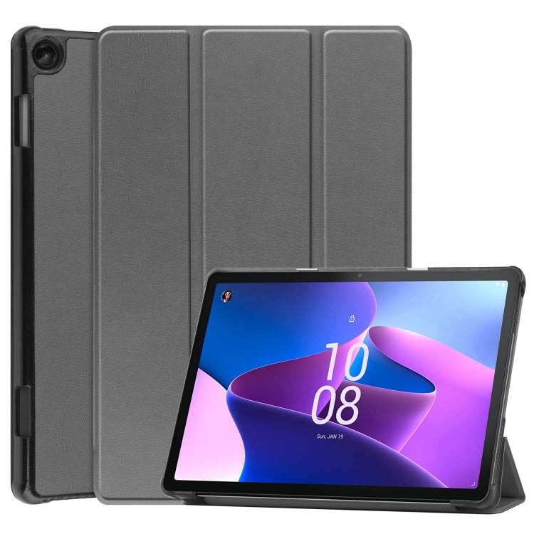 Custodia in pelle con supporto a 3 pieghe per Lenovo Tab M10 3rd Gen