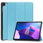 Custodia in pelle con supporto a 3 pieghe per Lenovo Tab M10 3rd Gen