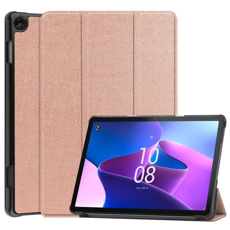Custodia in pelle con supporto a 3 pieghe per Lenovo Tab M10 3rd Gen