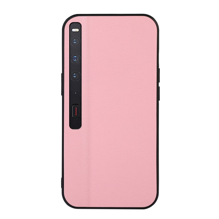 Custodia per telefono in PU con texture Litchi bicolore per Huawei Mate Xs 2