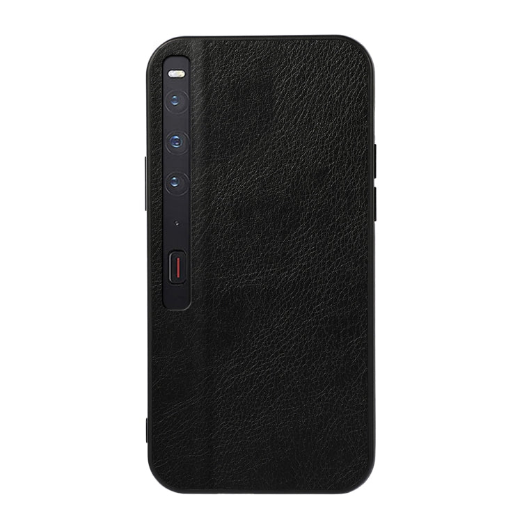 Custodia per telefono in PU con texture Litchi bicolore per Huawei Mate Xs 2