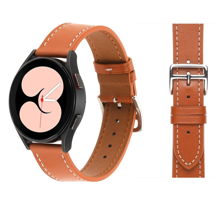 Cinturino in pelle intrecciata per Samsung Galaxy Watch4 40mm/44m