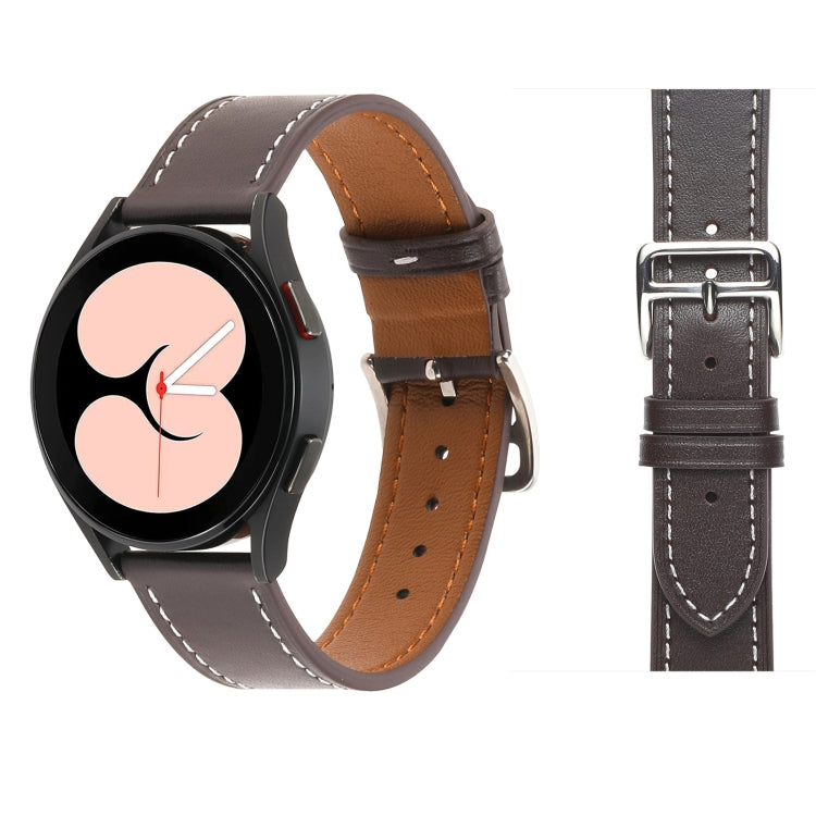 Cinturino in pelle intrecciata per Samsung Galaxy Watch4 40mm/44m