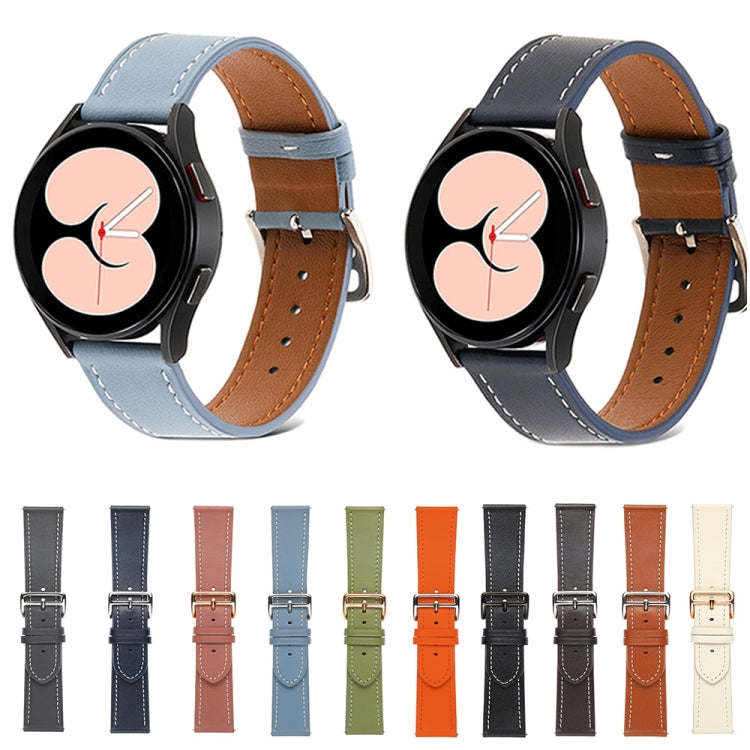 Cinturino in pelle intrecciata per Samsung Galaxy Watch4 40mm/44m