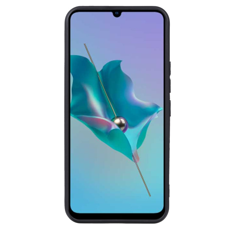 Custodia TPU per telefono nera per ZTE Blade V40 Vita