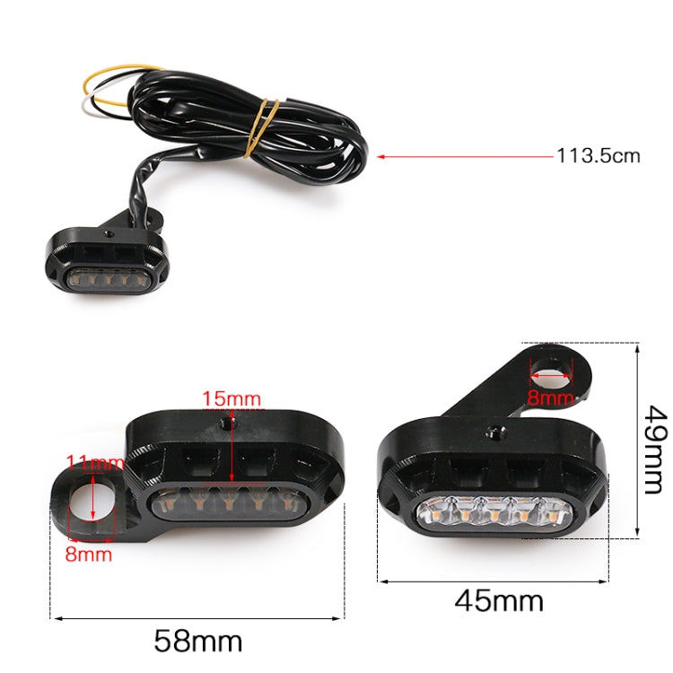 Specchietto retrovisore moto LED per Harley Sportster XL 883/1200