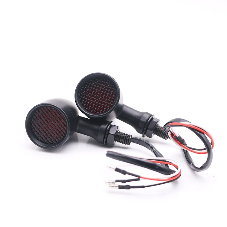 Indicatori di direzione LED per moto 12V luce gialla e rossa
