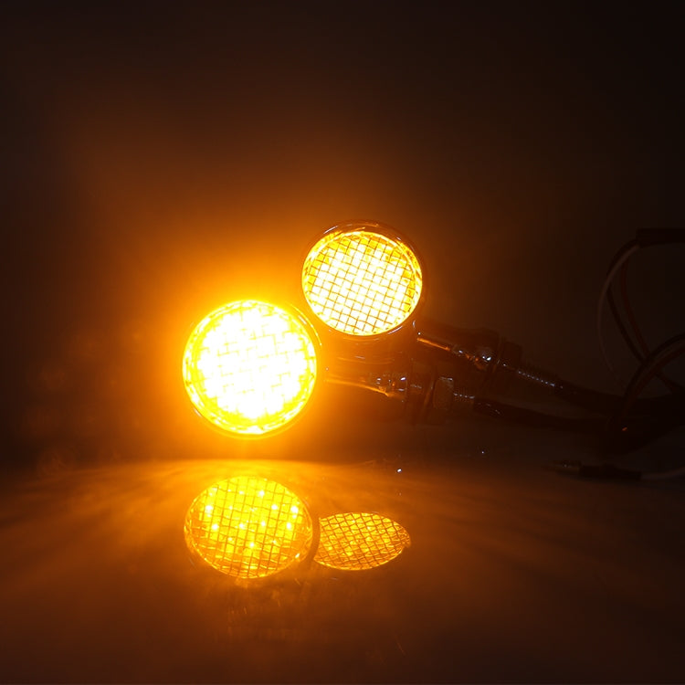 Indicatori di direzione LED per moto 12V luce gialla e rossa