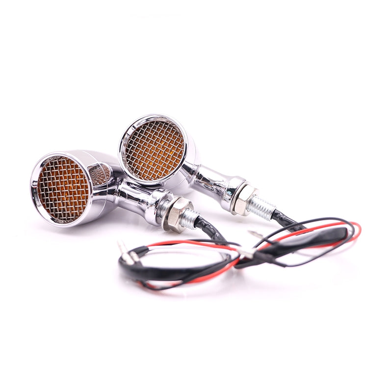 Indicatori di direzione LED per moto 12V luce gialla e rossa