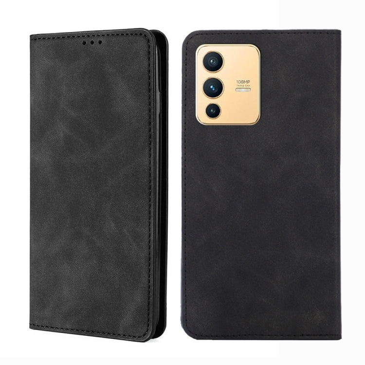 Custodia pelle con vibrazione orizzontale magnetica per vivo S12, V23, X Note e