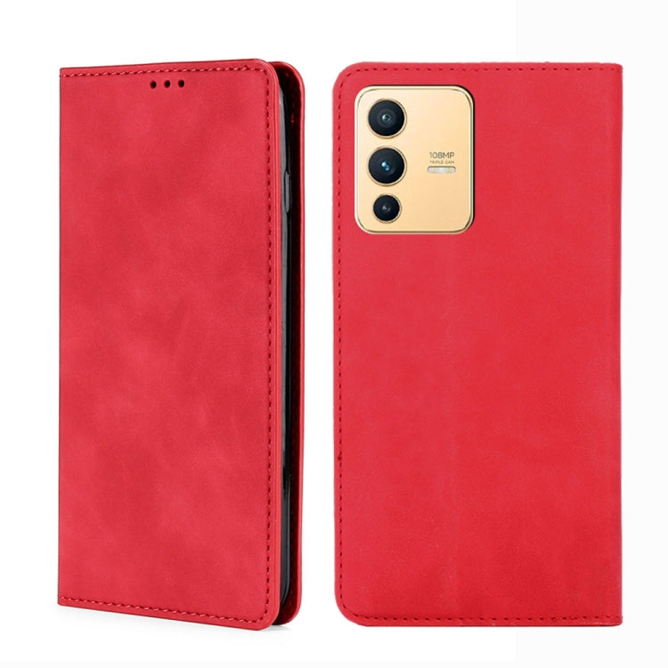 Custodia pelle con vibrazione orizzontale magnetica per vivo S12, V23, X Note e
