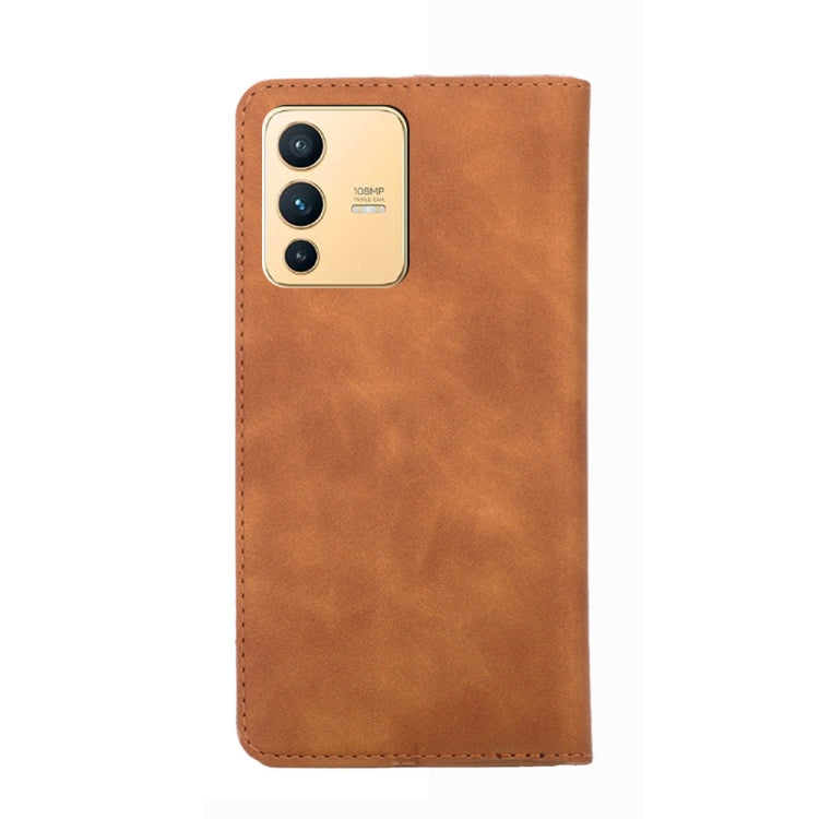 Custodia pelle con vibrazione orizzontale magnetica per vivo S12, V23, X Note e
