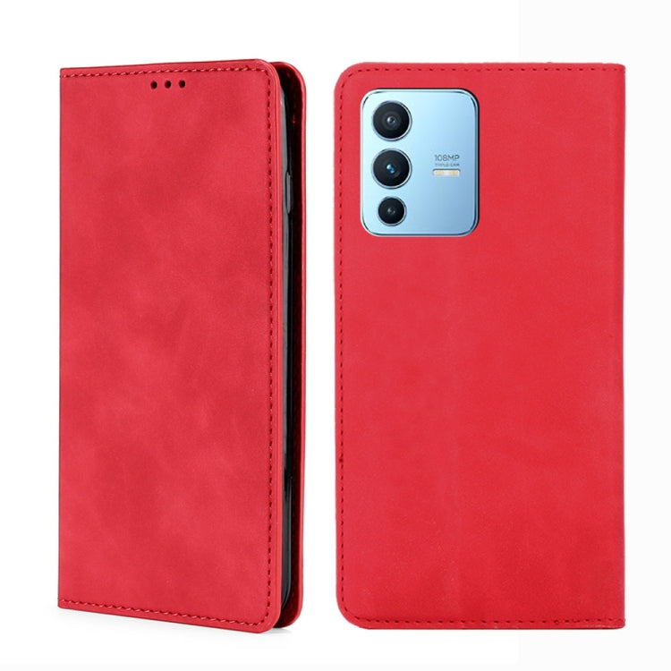 Custodia pelle con vibrazione orizzontale magnetica per vivo S12, V23, X Note e