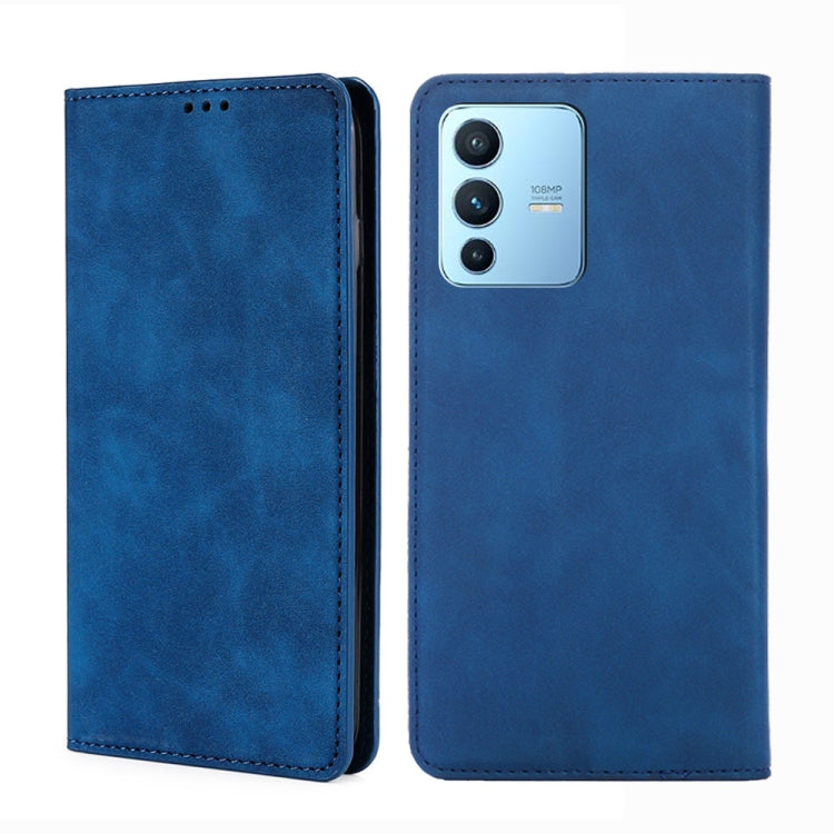 Custodia pelle con vibrazione orizzontale magnetica per vivo S12, V23, X Note e