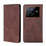 Custodia in pelle con vibrazione orizzontale magnetica per vivo X80, vivo Y53s