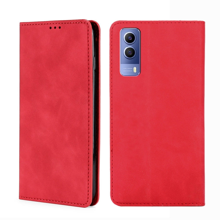 Custodia in pelle con vibrazione orizzontale magnetica per vivo X80, vivo Y53s