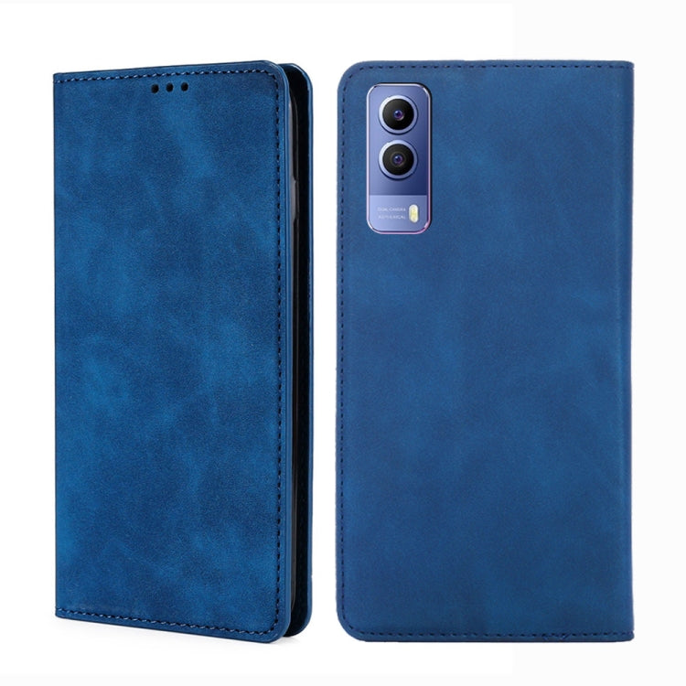 Custodia in pelle con vibrazione orizzontale magnetica per vivo X80, vivo Y53s